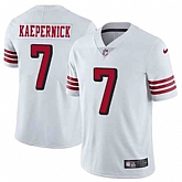 Nike Men & Women & Youth 49ers 7 Colin Kaepernick White Color Rush Vapor Untouchable Limited Jersey,baseball caps,new era cap wholesale,wholesale hats